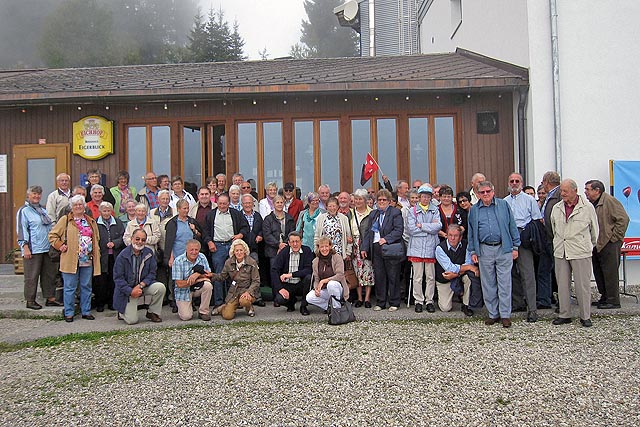 Gruppenfoto auf der Marbachegg