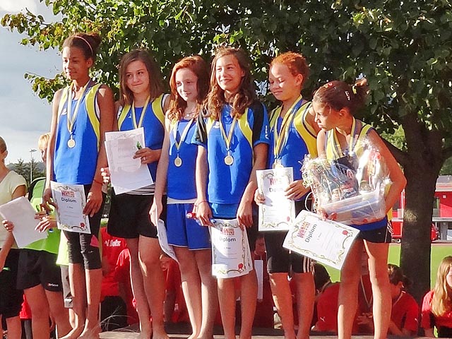 Das Siegerteam der Mädchen Kategorie 2. Foto: zVg