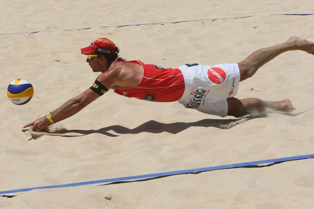 Jefferson Bellaguarda am diesjährigen World-Tour-Turnier in Rom.