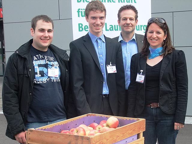 Von links: Oliver Strebel, Markus Liebi, Peter Balzer, Tanja Suter.