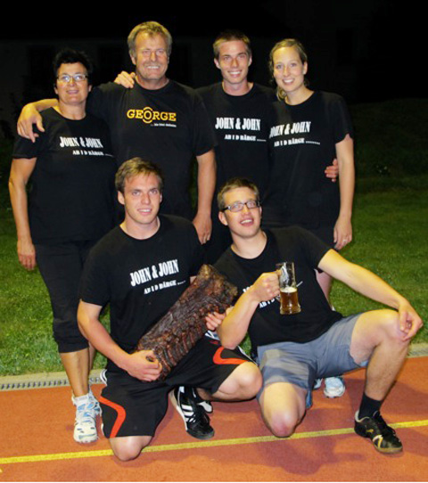 Siegerteam «Flaschenbach 14» aus Ueken