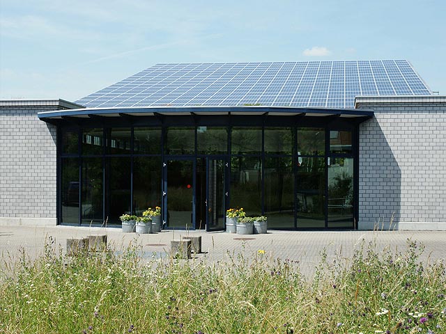 Photovoltaikanlage auf dem Kuspo.