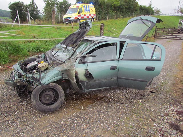 Unfall auf Möhliner Gemeindegebiet