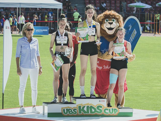 Lucia Acklin, Siegerin UBS Kids Cup 2021 W15. Foto: Doris Acklin