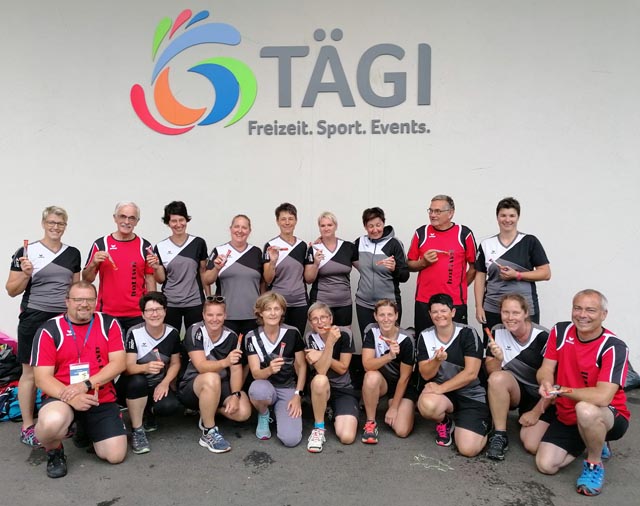 Der FTV Wil und die MR Hottwil am Aargauer Kantonalturnfest. Foto: zVg