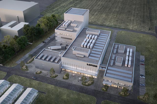 Die derzeitige Anlage von Lonza in Stein. Foto: zVg