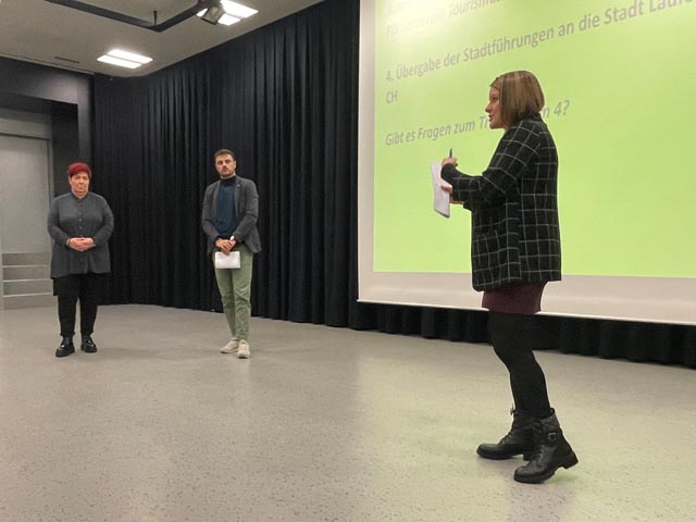 Von links: Andrea Baumann, Ivan Brigante, Franziska Winter. Foto: zVg