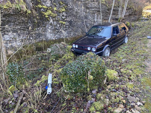 Sebstunfall unter Drogeneinfluss. Foto: Polizei BL