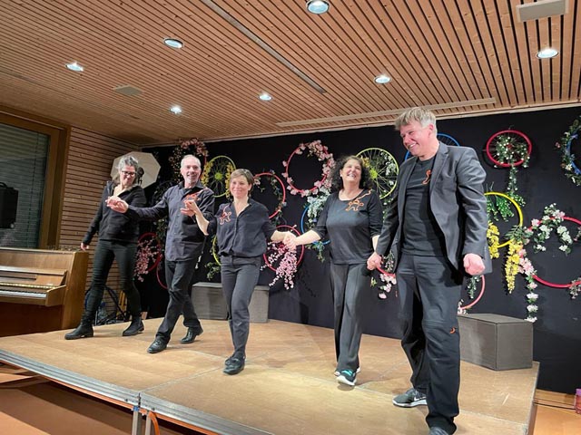 Die «Impronauten» aus Basel waren zu Gast in Gipf-Oberfrick. Foto: Anke Geissler