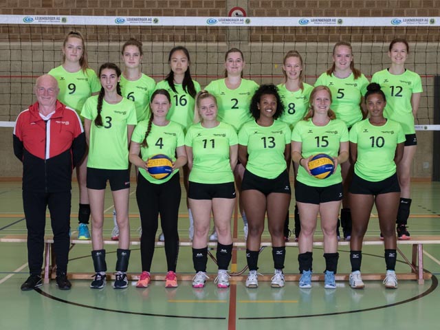 Das Drittliga-Team von Volley Smash 05 Laufenburg-Kaisten. Foto: zVg