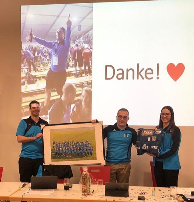 Verabschiedung von Präsident Christoph Schreiber. Foto: zVg