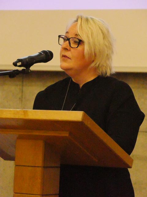 Anita Kym zog Bilanz über das abgelaufene GMU-Jahr. Foto: Jörn Kerckhoff