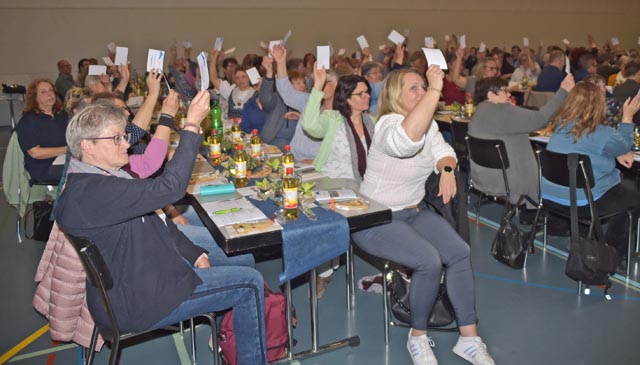 Die 90 delegierten Landfrauen stimmten allen Geschäften oppositionslos zu. Foto: wr