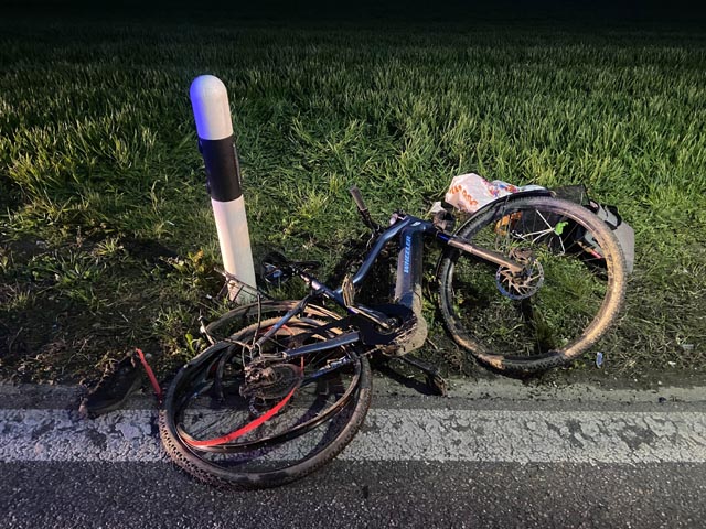 Beim Unfall verletzte sich die Fahrradlenkerin. Foto: Polizei AG