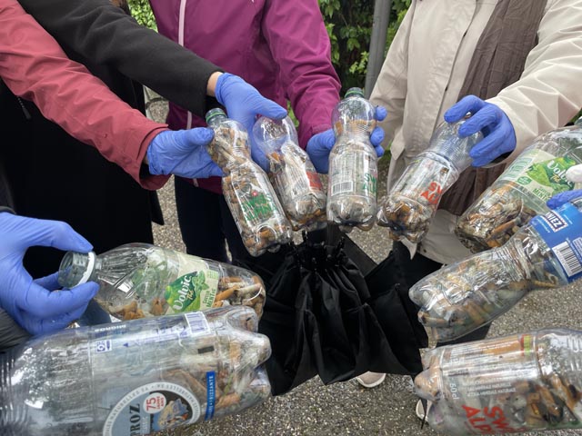  In nur 20 Minuten bereits rund 800 Stummel zusammentragen. Foto: zVg