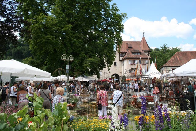 Gartenmesse auf Schloss Beuggen. Foto: zVg
