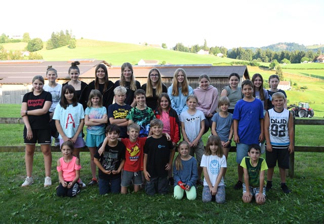 Fröhliche Lagerwoche in Teufen. Foto: zVg
