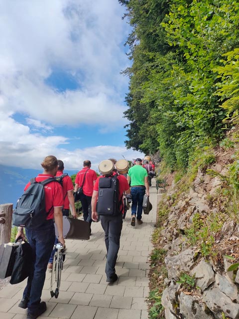 Transport auf den Berg. Foto: zVg