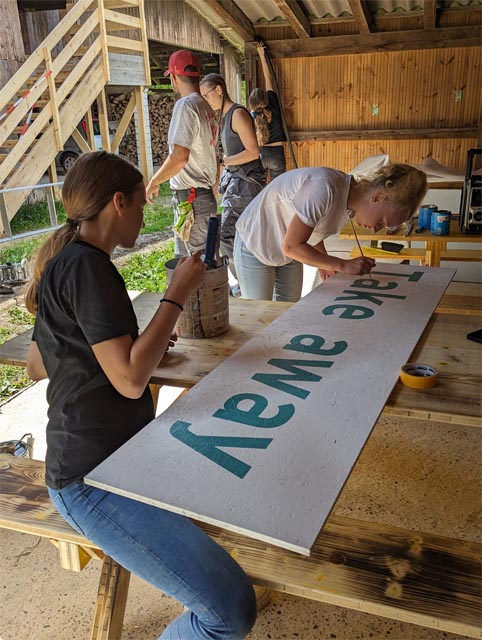Endspurt bei er Vorbereitungen – am 1. September geht es los. Fotos: zVg
