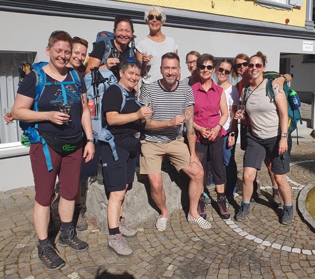 Die Mitglieder des FTV Schupfart mit Marco Fritsche. Foto: zVg