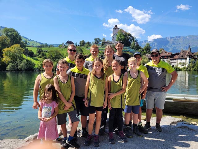 Jungpontoniere Kat. 1 aus Schwaderloch vor der Rangverkündigung Foto: zVg