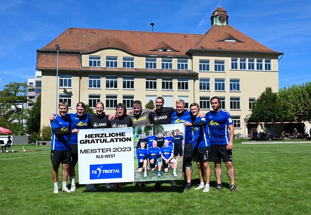 Die Fricktaler Faustballer träumen vom Aufstieg in die Nationalliga A. Foto: zVg 