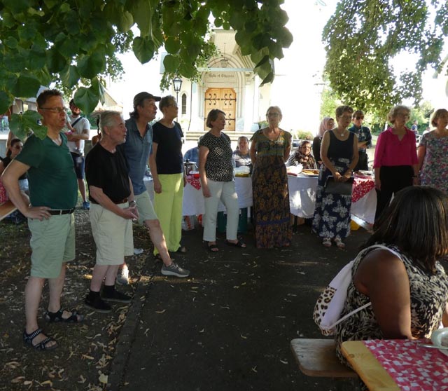 Der Gospelchor bereicherte das Fest mit Gesang. Foto: zVg