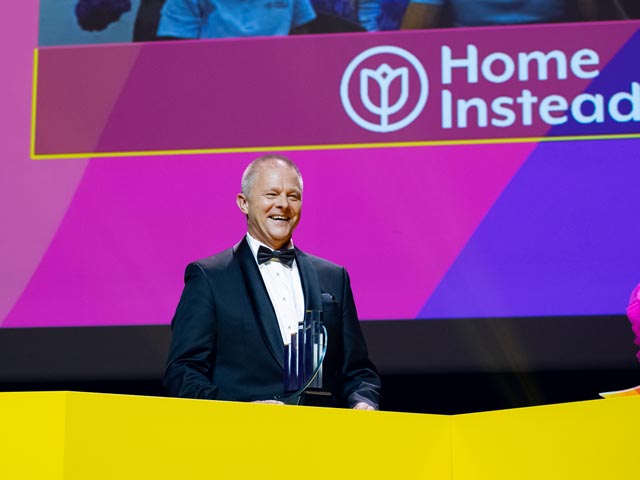 Ein glücklicher Paul Fritz bei der Award-Übergabe in Lausanne. Foto: zVg