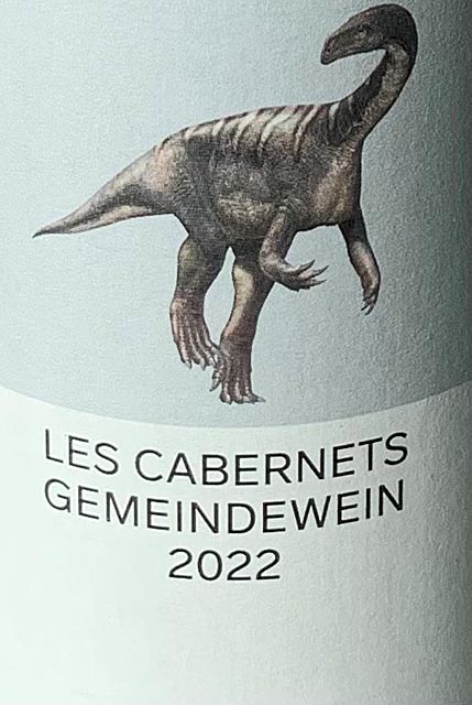 Etikette des neuen Gemeindeweins. Foto: zVg