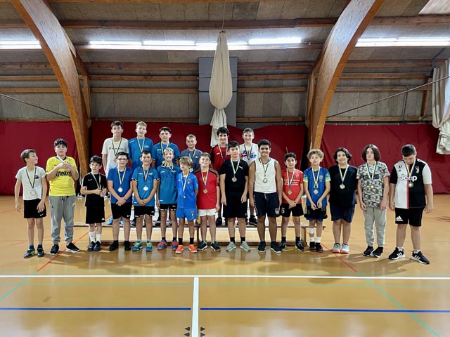 Die Medaillengewinner bei den Knaben. Foto: zVg