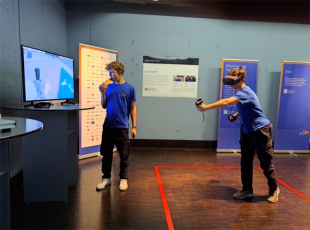 Virtueller Montagesimulator von libs. Foto: Industrielle Berufslehren Schweiz