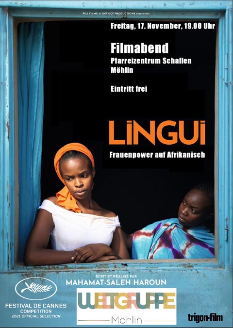 Die Weltgruppe zeigt im Pfarreizentrum Schallen Möhlin den Film «LINGUI – Frauenpower auf Afrikanisch». Foto: zVg