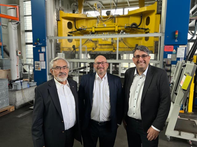 Von links: Ulrich Jehle, Raphael Jehle und Robert Reimann. Foto: zVg