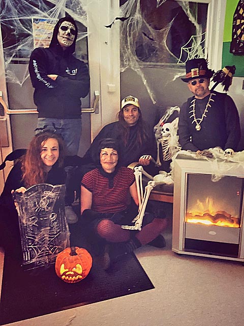 Das Jugendhaus Jam! der Offenen Jugendarbeit Möhlin in ein Gruselhaus. Foto: zVg