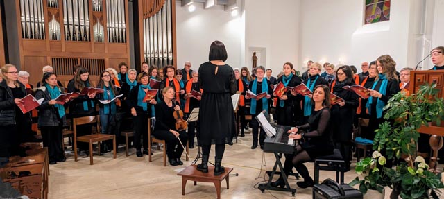 Stimmungsvolle Lichterfeier in Stein. Foto: zVg