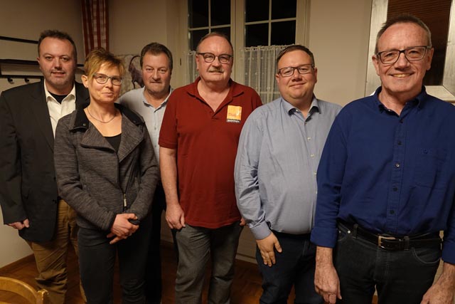 Sie stehen hinter dem slowUp Hochrhein (von links): Geschäftsführer Christian Schweizer, Felicita Wenk, Franz Ruckli, Präsident Gerhard Zumsteg, Manuel Polder und Werner Müller. Foto: Peter Schütz