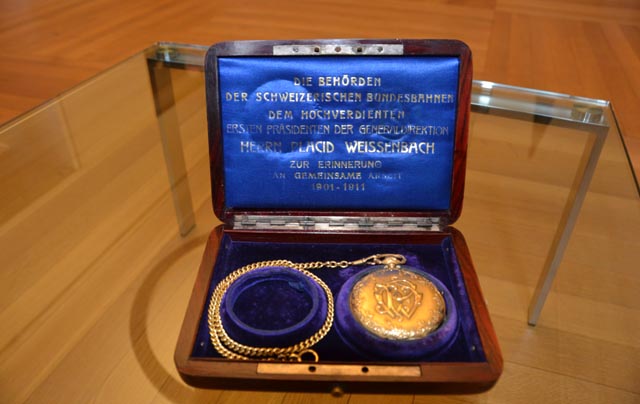 Die Landammann-Uhr wurde dem Kanton Aargau von Placid Weissenbach vererbt. Foto: © Kanton Aargau