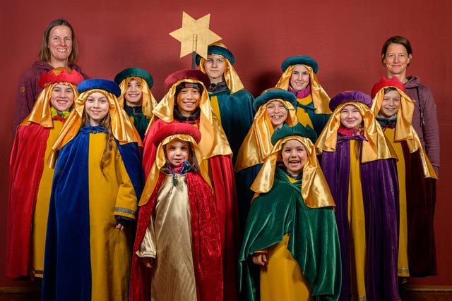 Sternsinger in Zuzgen. Foto: Jürgen Baumann
