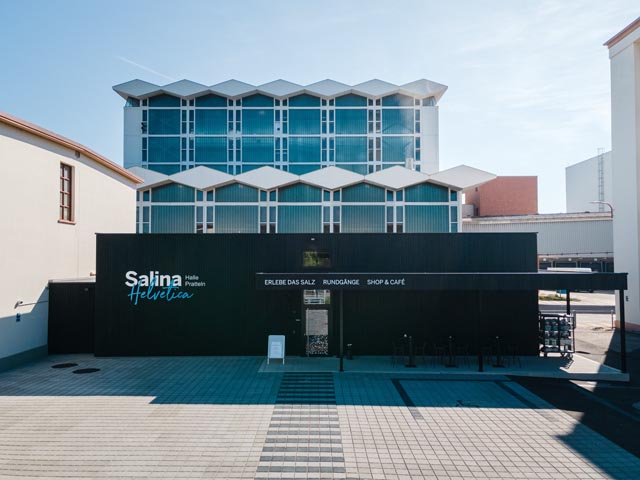 Besucherzentrum Salina Helvetica. Foto: Schweizer Salinen AG