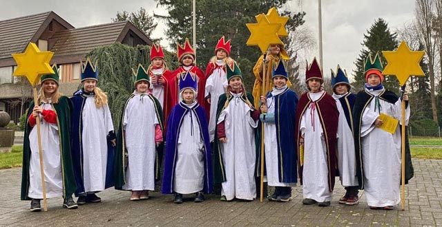 Sternsinger in Wallbach. Foto: zVg