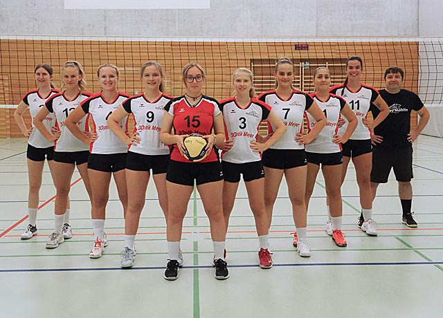 Das U23-Nachwuchsteam von Volley Möhlin gibt Vollgas, um unter die besten drei Teams zu gelangen. Foto: Celine Weidmann