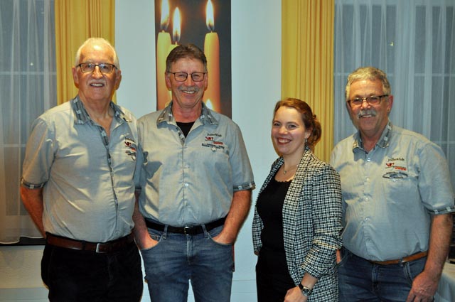 Der neue Vorstand (v.l.): Jürg Waldburger, Hanspeter Steinacher, Corinne Sibold, Stefan Brülisauer. Foto: Jürg Waldburger