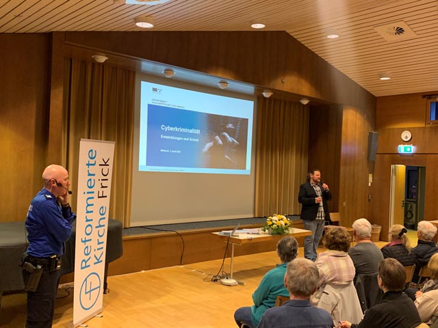 Frick: Kantonspolizei informiert in der der Kirchgemeinde über Cyberkriminalität