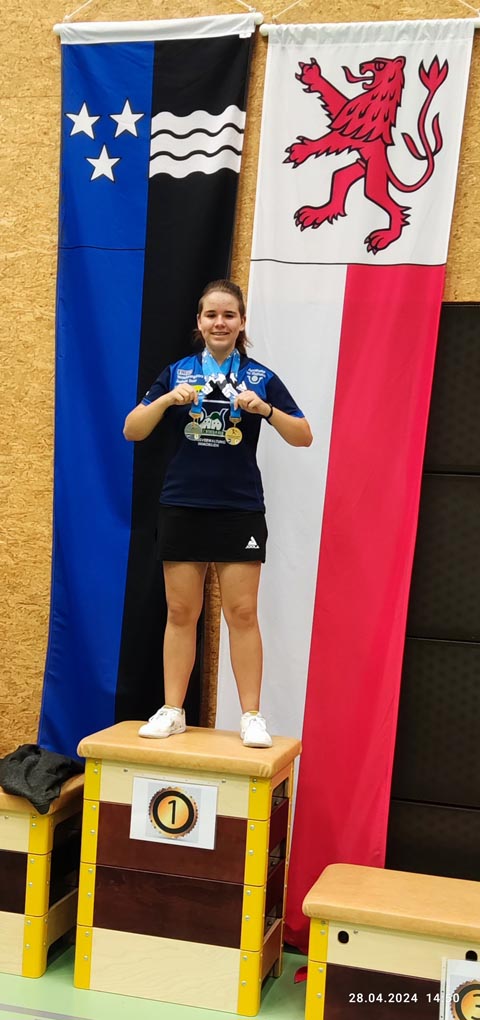 Böztalerin Vanessa Völkel gewinnt Aargauische Meisterschaft im Tischtennis