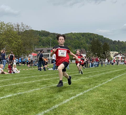 Der Goldmedaillengewinner Andrin Kaufmann beim Sprint. Foto: zVg