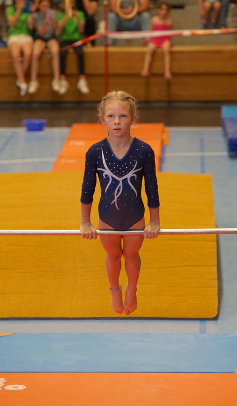 Konzentriert: Lucy Benz wurde Aargauer Meisterin. Foto: zVg