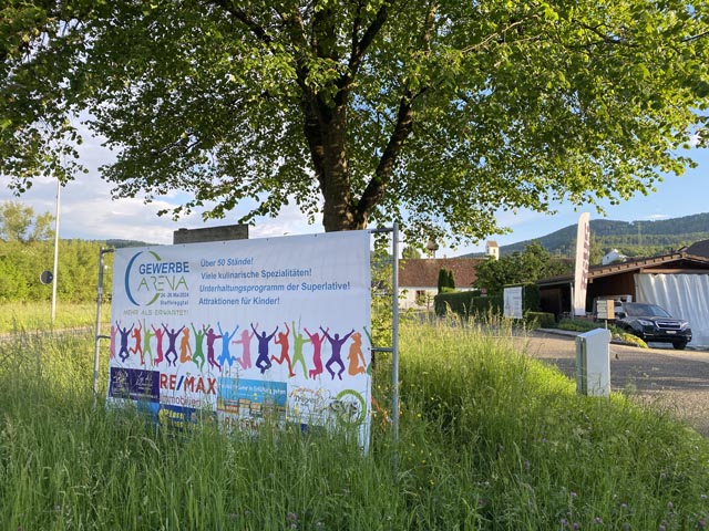 Die «GewerbeArena» Staffeleggtal hat vom 24. bis 26. Mai viel zu bieten. Foto: Sonja Fasler 