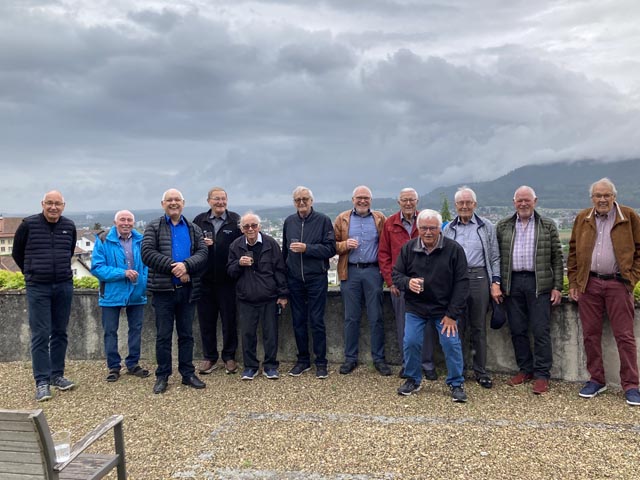 Ehemalige Gemeindeammänner vom Bezirk Laufenburg. Foto: zVg