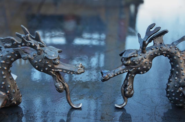 Kunstobjekt aus Stahl von Daniel Schwarz. Foto: zVg