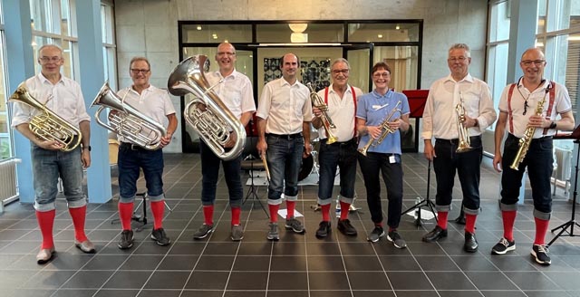 Die «redsoxs» mit Raija Häfelfinger. Foto: zVg